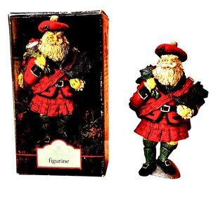 Midwest Importers of Cannon Falls Christmas Santa Scottish Mac Nicholas Figurine